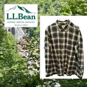 LL BEAN Traditional Fit Flannel Men’s XL